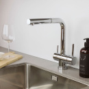 Keittiöhana London - Ulosvedettävä Suutin - Kromi