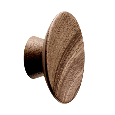 Koukku Olympia - 50mm - Pähkinäpuu ryhmässä Koukut / Väri/Materiaali / Puu @ Beslag Online (370071-21)