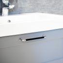 Vedin Lounge - 160mm - Kromi/Musta Nahka