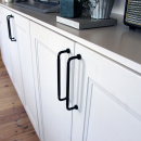 Vedin Lounge - 160mm - Musta/Musta Nahka