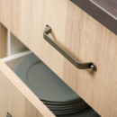 Vedin Button - 160mm - Antiikkimessinki