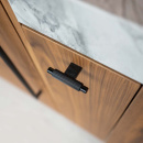 T-Nuppi Arpa - Harjattu Musta