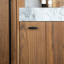 T-Nuppi Arpa - Harjattu Musta