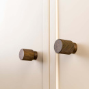 Nuppivedin harppu/tarjotin - antiikkiMessinki