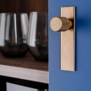 Nuppivedin harppu/tarjotin - antiikkiMessinki