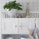 Nuppivedin 409 - 32mm - Nikkelöity/Posliini