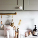 Nuppivedin 24136 - Valkoinen/Messinki