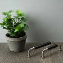 Vedin Brohult M - 128mm - Nikkelöity/Valkoinen