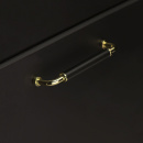 Vedin Brohult M - 128mm - Nikkelöity/Valkoinen