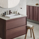 Toniton Circular Nuppivedin - Punaruskea