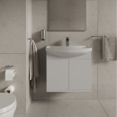 Pyyhekoukun pidike - harjattu ruostumaton teräs