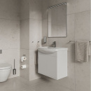 Pyyhekoukun pidike - harjattu ruostumaton teräs