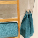 Pyyhekoukku Base 200 2-koukku - Harjattu Ruostumaton Teräs