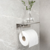 Base WC-paperiteline Hyllyllä - Harjattu Ruostumaton Teräs