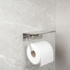 Base WC-paperiteline Hyllyllä - Harjattu Ruostumaton Teräs