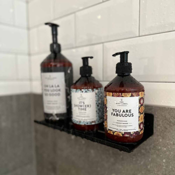 Kylpyhuone Hylly Base - Matta Musta