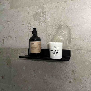 Kylpyhuone Hylly Base - Matta Musta