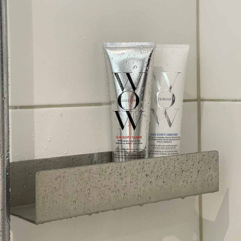 Kylpyhuone Hylly Base - 300mm - Harjattu Ruostumaton Teräs