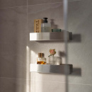 Kylpyhuone Hylly Base - 300mm - Harjattu Ruostumaton Teräs