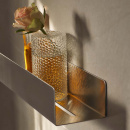 Kylpyhuone Hylly Base - 300mm - Harjattu Ruostumaton Teräs