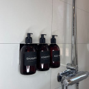 Saippua-annostelija suihkuun - kromi