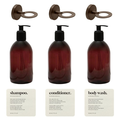 Suihkusetti Premium Calm - Brunattu Messinki ryhmässä Kylpyhuonetarvikkeet / Näytä kaikki kylpyhuonetarvikkeet / Kylpyhuonesetti @ Beslag Online (606092-K)