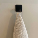 Pyyhekoukku Base 210 1-koukku - Matta Musta