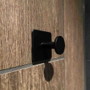 Pyyhekoukku Base 210 1-koukku - Matta Musta