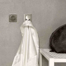 Pyyhekoukku Base 210 1-koukku - Harjattu Ruostumaton Teräs