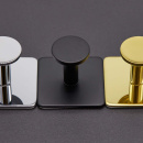 Pyyhekoukku Base 210 3-koukku - Matta Musta