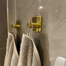 Pyyhekoukun Base 220 1-koukku - Kiillotettu Messinki