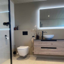 Solid WC-harja - Matta Musta