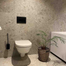 Solid WC-harja - Matta Musta