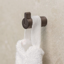 Yksittäiskoukku Flow - Brunattu Messinki