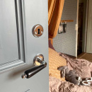 Ovenkahva Balder - Kromi/Musta Puu