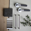 Ovenkahva Koster - Harjattu Kromi/Musta