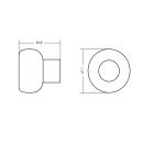 Ovenpysäytin Buggy - Mattamusta