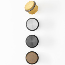 Ovenpysäytin Arpa Lattiallelle - Harjattu Musta