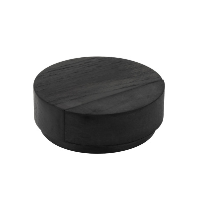 Ovenpysäytin Puk - 65mm - Musta ryhmässä Ovenkahvat / Väri/Materiaali / Musta @ Beslag Online (753152-BO)