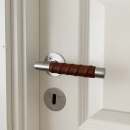 Ovenkahva Kastrup - Ruostumattoman Teräksen Viimeistely/Nahkaverhoiltu Ruskea