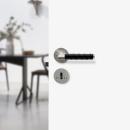 Ovenkahva Kastrup - Ruostumattoman Teräksen Viimeistely/Nahkaverhoiltu Musta