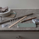 Koukkutanko Keittiöön Aveny - 600mm - Täydellinen Sarja - Harjattu Ruostumaton Teräs