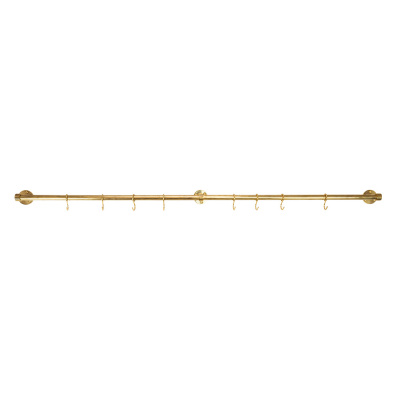 Jatkotanko Aveny - 600mm - Kiillotettu Käsittelemätön Messinki ryhmässä Koukut / Näytä kaikki koukut / Koukkutanko Keittiöön @ Beslag Online (948005-41)