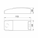 Muuntaja Triac - 500mA / 18W - Himmennettävä