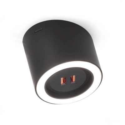  LED-Kohdevalaisin Unika - USB - Musta ryhmässä Valaisin / Näytä kaikki valaisimet / LED-Spottivalot @ Beslag Online (972791)