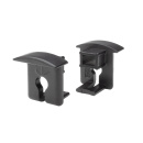 Päätykappale Miss - Musta - 2 kpl