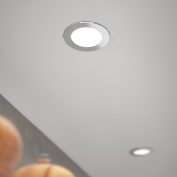 LED-Kohdevalaisin Atom - Ruostumaton Teräksen Ilme