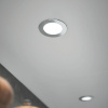 LED-Kohdevalaisin Atom - Ruostumaton Teräksen Ilme