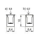 LED-Profiili LD8104 - 2000mm - Alumiini