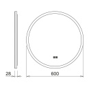 Seinälle Kiinnitettävä Peili IO D-M